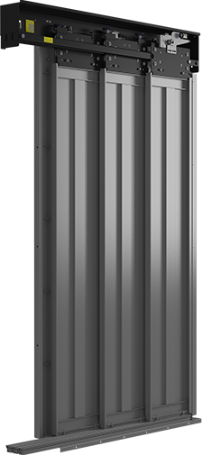 MERİH 90LIK ÜÇ PANEL TELESKOPİK  KAPI