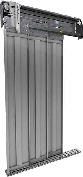 MERİH 90LIK ÜÇ PANEL TELESKOPİK İÇ KAPI